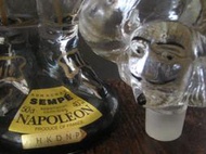 法國ARMAGANC SEMPE NAPOLEON早期水晶玻璃拿破崙經典空酒瓶 達利