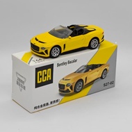 CCA 1: 64 Bentley MULLINER BACALAR 2021 Alloy Chassis Shock Absorber Car Model