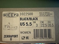 KEEN Zerraport II 女士涼鞋 黑色