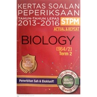 STPM Biology Term 2 Past Year Papers 2013-2016(Actual & Repeat)