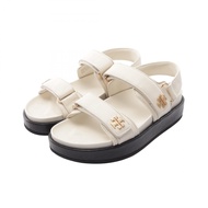 【二手】Tory Burch KIRA 運動涼鞋，白色皮革，女款，全新未使用