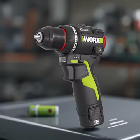 WORX WU135 Cordless Electric Drill 12V 50Nm 1800rpm Smart Clucth Auto Stop 2 Speed Adjust Metalworki