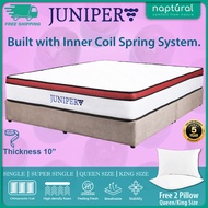 ( Free Delivery ) Naptural - Juniper 10" King / Queen / Super Single / Single Mattress