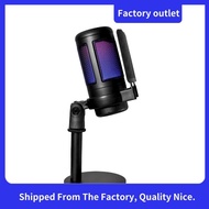 RGB Gaming Microphone Professional Dynamic Mic for Studio Broadcast Voice Computer Gamer Livestreami