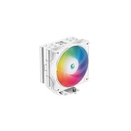 White Deepcool AG400 ARGB Processor Fan LGA 1700 CPU Cooler/