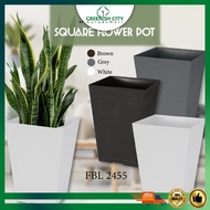 GNC - FELTON Square Flower Pot 2455 Pot Pasu Bunga Dan Sayur
