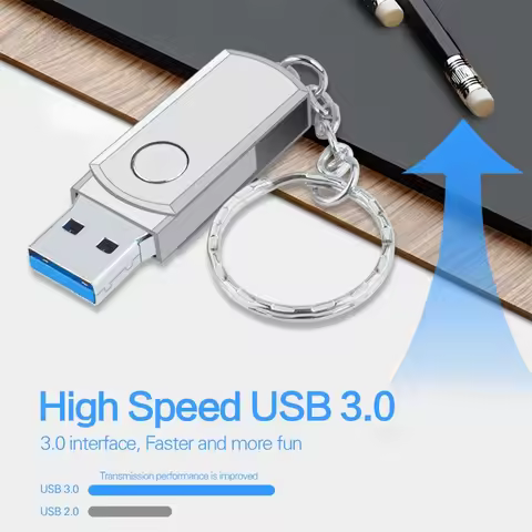 2025 New Usb 3.0 16TB High Speed Pendrive 8TB Metal Cle Usb Flash Drive 4TB 2TB Portable SSD Memoria