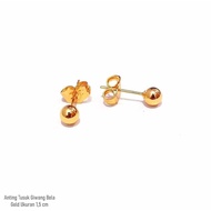 ANTING TUSUK TITANIUM ANAK DAN  DEWASA TITANIUM GIWANG PENTOL GOLD