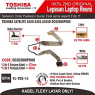 ET14 FL-TOS-14 FLEXIBLE LVDS TOSHIBA SATELLITE A350 A355 A355D DC02000P000