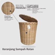 Jual Grosir harga Keranjang sampah anyaman Rotan Keranjang tempat barang bekas
