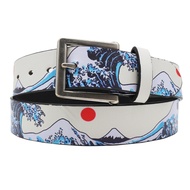 Spectacular Ocean Wave Sunrise Print Belt for Women man Cross-Border American-Style Belt Unisex Y2K 