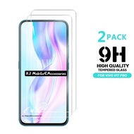 (2PCS) VIVO T1/T1X/Y77/Y33T/Y21T/Y76/Y33S/Y20/Y20S/Y12S/V17 Pro/V17/V19/Y30/Y50 0.26mm 9H Tempered G