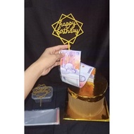 ( TARIK UANG FULL SET ) Kerangka Snack Tower Cake Money Cake Kardus