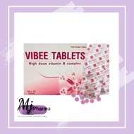 Vibee tablets high dose vitamin B complex 10 tablets per strip for nerve pain / untuk sakit urat sar