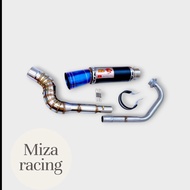 EXZOS RL RED RACING EXHAUST 50 INLETLEO FULLSET VIKION SONIC MX 135 SATRIA FU Etc.