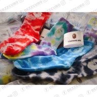 BAPE Tie-Dye Ape- Socks Unsex Skateboard Socks Fashion Socks Towel Bottom
