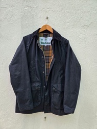 Barbour SL Bedale Wax Jacket Navy size 40 SL