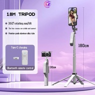 P19 Selfie Stick Tripod 3 in 1 Quadrapod Wireless Selfie Stick Bluetooth Remote 360° Phone Tripod St