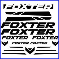 ✅ ◬ Foxter Frame Decals For Mountain Bike
