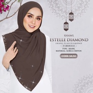 ARIANI Tudung Shawl Plain Estelle Diamond Korea Chiffon