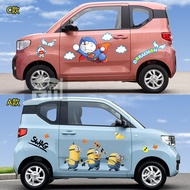Wuling Miniev Car Stickers, Doraemon Cartoon Car Decoration Accessories
