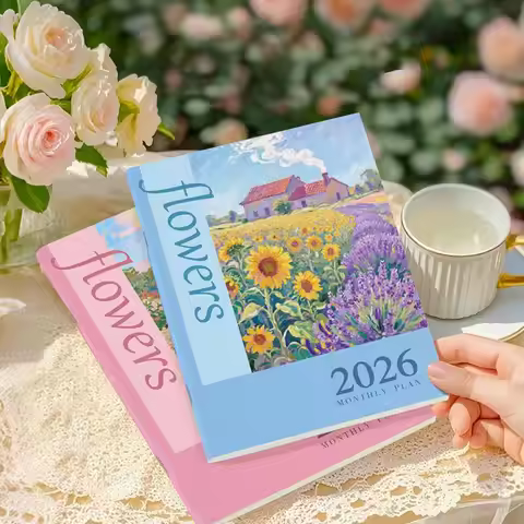 A4 A5 2026 Schedules Notebook 24 Sheets Work Efficiency Agenda Planner Life Check-in Learning Plan P