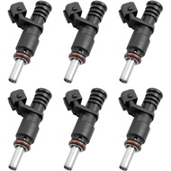 7531634 Fuel Injectors 6 Holes 6Pcs, Compatible with 2006-2012 BMW 328i 330i 530i 128i X3 X5 Z4 525i