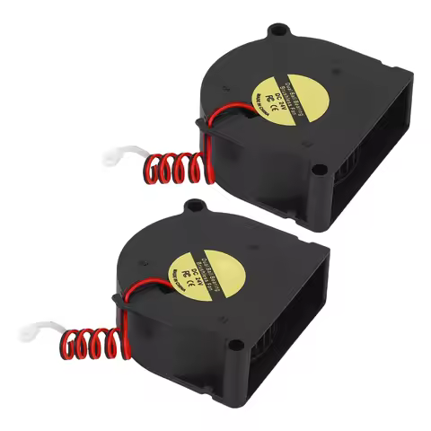 2PCS 24V Cooling Fans 5020 Double Ball Bearing Heat Sink Fan for SV08 3D Printer 10000RPM High Speed