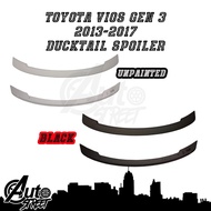 Toyota Vios 2013-2017 Gen 3 Ducktail Spoiler Version 1