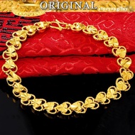 【TokTik Hot Style】 Original Gelang tangan lipan dewasa emas 916-121
