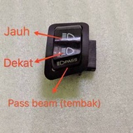 TOMBOL 4 PIN SWITCH BUTTON MODEL 3 DIM FAR NEAR LIGHT PASSBEAM VIETNAM HONDA BEAT VARIO 125 150 LED 