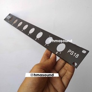 Canon XLR Hardcase Rack Panel Speakon 1U 8 Holes STX PS18