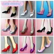 OBEIBIDZ 1/6 Dolls Boot 21 Styles Plastic Foot Length 2.2cm High Heels Shoes