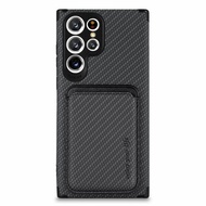 for Magsafe Carbon fiber Leather Case for Samsung Galaxy S25 Ultra S24 Ultra S24 S25 Plus S23 Ultra