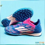 Giày Thể Thao Đá Bóng Nam Nữ Winbro Cổ Cao F50 Xanh Loang - Giày Đá Banh Sân Cỏ Nhân Tạo 2024