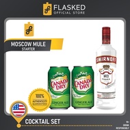 Moscow Mule Cocktail Set (Smirnoff Red Vodka 700ml, Canada Dry Ginger Ale 330ml)