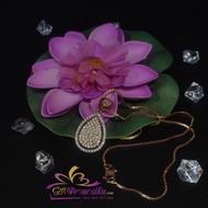 Good Quality Oval Full Gem Necklace KL-01