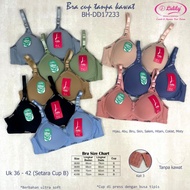 Lydyly DD 17233 Underwire Foam Bra 3 Hooks Equivalent to Cup C Casual Style Bra 36-42