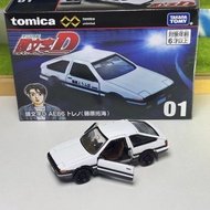 Japanese Version TOMY TOMY 1: 64 Alloy Toy Car Model Movie Version TPU01 Initial D AE86 Model Car Mo