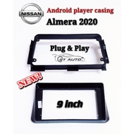 Android Player Casing 9" Nissan Almera 2020