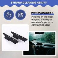 2 Pcs Black Wiper Stand Windshield Wiper Wing Windshield Wiper Blade Spoiler Mate Wing Auto Car Tool