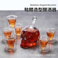 Wine Glass Decanter Wine Set Creative Skull Wine Bottle Red Wine Decanter Whiskey Wine Set