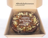 Kue Ulang Tahun Brownies kitkat