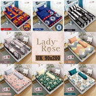 Lady Rose - Sprei FITTED Single 90 (90x200) OFFICIAL pilihan