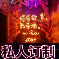 LED Neon Light Luminous Letter Internet Celebrity Wall Letter Shape Atmosphere Decoration Bar Sign L