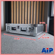 COMPACT B-3U 2 Front-Back Covers Depth 21" Aluminum Surface Rack Audio Box 21-Inch Deep RACK3U Ai-Ph