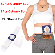 Ostomy Belt Durable and Elastic Urostomy Bag after Colostomy Ileostomy Pouch with Free 80pcs Ostomy Bags