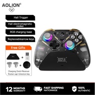 AOLION K20 Hall wireless game handle1k rate of return RGB handle with intelligent charging base