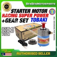 100% Tobaki Starter Motor ,Y15ZR LC135 4S 5S FZ150 RS150/ EX5 Dream/LC4S LC5S Racing Starter, Tobaki