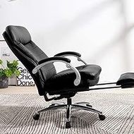 Chair Reclining Boss Chair Executive Chair, Ergonomic Office Computer Chair, Home Study Swivel Chair Gaming chair (Color : Black)